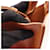 Cabas Céline Borsa Tote Verticale Celine Small Marrone Crudo  - vista 13