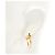 Céline Orecchini a cerchio Knot placcati oro Celine D'oro - vista 6