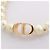 Bracciale con charm Christian Dior placcato oro Bianco D'oro - vista 2