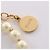Bracciale con charm Christian Dior placcato oro Bianco D'oro - vista 4