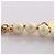 Bracciale con charm Christian Dior placcato oro Bianco D'oro - vista 7
