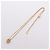 Collana a cuore con strass placcata oro Christian Dior D'oro - vista 3