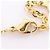 Collana a cuore con strass placcata oro Christian Dior D'oro - vista 4