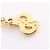 Collana a cuore con strass placcata oro Christian Dior D'oro - vista 5
