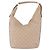 Gucci Zip Hobo Canvas Beige