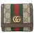 Cartera Bi-Fold Gucci Ophidia Castaño Beige