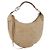 Borsa a Spalla GUCCI in Pelle Beige Argento 95726 Auth ep15181