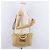 Miu Miu Woven Tote Bag aus Raphia 2way Beige mit Goldton Auth ki6738M - Ansicht 23