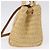 Miu Miu Woven Tote Bag aus Raphia 2way Beige mit Goldton Auth ki6738M - Ansicht 4