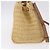 Miu Miu Woven Tote Bag aus Raphia 2way Beige mit Goldton Auth ki6738M - Ansicht 5