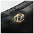 Borsa a tracolla Christian Dior in pelle di vitello nera e oro Auth 191075 Nero D'oro - vista 16