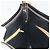 Borsa a tracolla Christian Dior in pelle di vitello nera e oro Auth 191075 Nero D'oro - vista 21