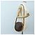Céline Borsa a Spalla CELINE Macadam Canvas PVC Pelle Marrone Oro Auth 191822V D'oro - vista 25