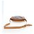 Céline Borsa a Spalla CELINE Macadam Canvas PVC Pelle Marrone Oro Auth 191822V D'oro - vista 7
