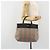 Borsa Tote BURBERRY Nova Check in nylon beige argento Auth kk695A - vista 21