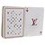Cartas de Juego LOUIS VUITTON Multicolor Black White LV Auth 194633M Negro Blanco