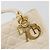 Borsa Christian Dior Lady Dior Canage in pelle di agnello 2way White Gold Auth ep15557A - vista 17