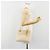 Borsa Christian Dior Lady Dior Canage in pelle di agnello 2way White Gold Auth ep15557A - vista 26
