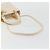 Borsa Christian Dior Lady Dior Canage in pelle di agnello 2way White Gold Auth ep15557A - vista 9