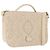 Borsa a Spalla VALENTINO in Pelle 2way Avorio Oro Auth BA14149V D'oro Crudo