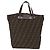Borsa a Mano FENDI Zucca Canvas Nero Marrone Auth 193515 - vista 3
