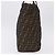 Borsa a Mano FENDI Zucca Canvas Nero Marrone Auth 193515 - vista 4