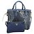 Borsa PRADA in Vinile 2way Blu Oro Auth 193975 D'oro