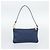 Borsa PRADA in Vinile 2way Blu Oro Auth 193975 D'oro - vista 22