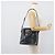 Borsa PRADA in Vinile 2way Blu Oro Auth 193975 D'oro - vista 27