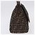 FENDI Zucca Canvas Mamma Baguette Borsa a tracolla Marrone Argento Auth yk20680SAM - vista 5