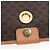 Céline Borsa a tracolla CELINE in tela Macadam PVC Pelle Marrone Oro Auth 191817V D'oro - vista 18