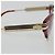Occhiali da sole GUCCI Metallo Rosso Oro Auth bs36303V D'oro - vista 8
