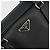 PRADA Tote Bag Saffiano Leder Schwarz Silber Auth 188279SAV - Ansicht 14