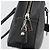 PRADA Tote Bag Saffiano Leder Schwarz Silber Auth 188279SAV - Ansicht 16