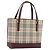 BURBERRY Nova Check Handtasche Canvas Beige Gold Auth ep15581 Golden