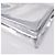 Clutch Christian Louboutin in pelle argento Auth 191142 - vista 9