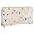 LOUIS VUITTON Monogram Multicolor Zippy Wallet White M60241 LV Auth BA14264 Bianco