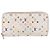 LOUIS VUITTON Monogram Multicolor Zippy Wallet White M60241 LV Auth BA14264 Bianco - vista 2