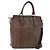 Borsa Tote BURBERRY in pelle 2way Marrone Argento Auth ka5407