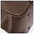 Borsa Tote BURBERRY in pelle 2way Marrone Argento Auth ka5407 - vista 14