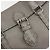 Borsa a mano FENDI Selleria Mini Linda in pelle argento Auth 191083A - vista 15