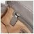 Borsa a mano FENDI Selleria Mini Linda in pelle argento Auth 191083A - vista 21