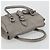 Borsa a mano FENDI Selleria Mini Linda in pelle argento Auth 191083A - vista 6