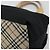 Borsa a mano BURBERRY Nylon Nero Argento Auth hk3932 - vista 10