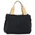 Borsa a mano BURBERRY Nylon Nero Argento Auth hk3932 - vista 3