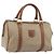 Céline Borsa CELINE Macadam Canvas PVC Beige Oro Autentica bs36271 D'oro