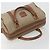Céline Borsa CELINE Macadam Canvas PVC Beige Oro Autentica bs36271 D'oro - vista 6