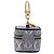 LOUIS VUITTON Monogram Laminated Bijoux Sac Micro Vanity R95559 Auth ar14115M Blu navy - vista 3
