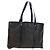 Céline Borsa CELINE Macadam Canvas PVC Pelle Nera Oro Auth 191811V Nero D'oro