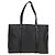 Céline Borsa CELINE Macadam Canvas PVC Pelle Nera Oro Auth 191811V Nero D'oro - vista 3
